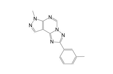 7-methyl-2-(3-methylphenyl)-7H-pyrazolo[4,3-e][1,2,4]triazolo[1,5-c]pyrimidine