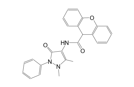 N-(1,5-dimethyl-3-oxo-2-phenyl-2,3-dihydro-1H-pyrazol-4-yl)-9H-xanthene-9-carboxamide