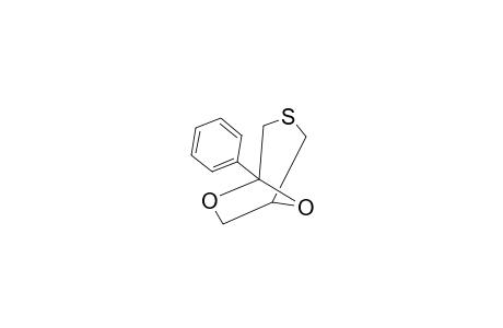 5-Phenyl-6,8-dioxa-3-thia-bicyclo(3,2,1)octane