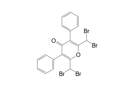 2,6-BIS-(DIBROMOMETHYL)-3,5-DIPHENYL-4-H-PYRAN-4-ONE