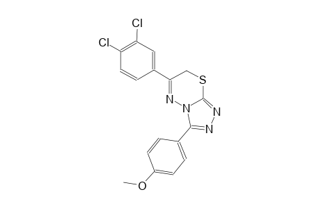 6-(3,4-dichlorophenyl)-3-(4-methoxyphenyl)-7H-[1,2,4]triazolo[3,4-b][1,3,4]thiadiazine
