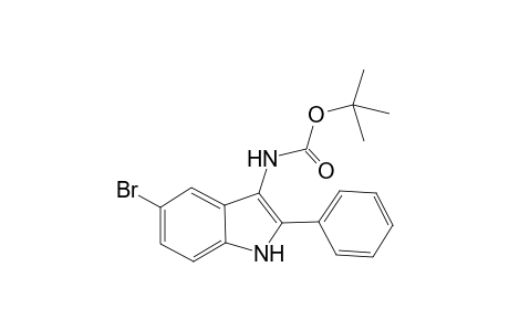 3-(tert-Butoxycarbonylamino)-5-bromo-2-phenylindole