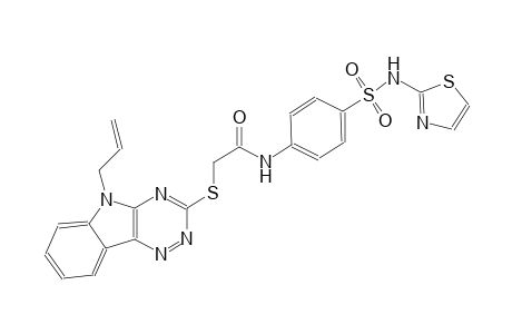 acetamide, 2-[[5-(2-propenyl)-5H-[1,2,4]triazino[5,6-b]indol-3-yl]thio]-N-[4-[(2-thiazolylamino)sulfonyl]phenyl]-