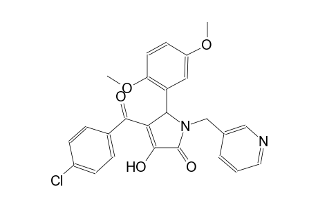 4-(4-Chloro-benzoyl)-5-(2,5-dimethoxy-phenyl)-3-hydroxy-1-pyridin-3-ylmethyl-1,5-dihydro-pyrrol-2-one