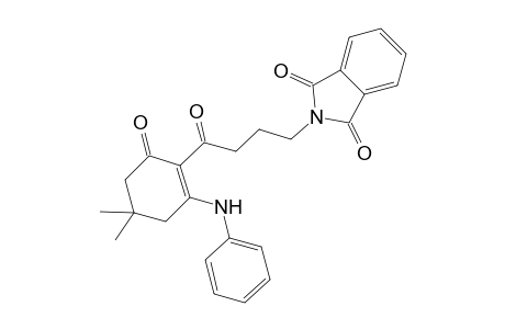 2-[4-(2-anilino-4,4-dimethyl-6-oxo-1-cyclohexenyl)-4-oxobutyl]isoindole-1,3-dione