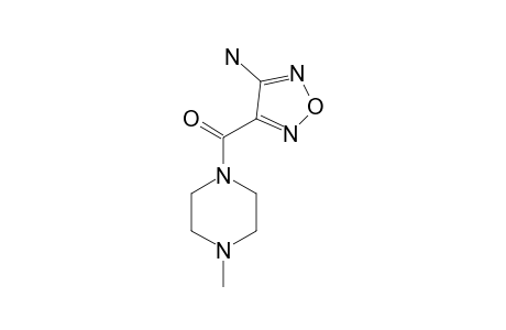 1-METHYL-4-(3-AMINOFURAZAN-4-OIL)-PIPERAZINE