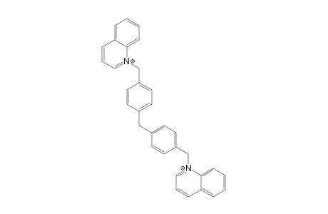 1-[4-[4-(quinolin-1-ium-1-ylmethyl)benzyl]benzyl]quinolin-1-ium