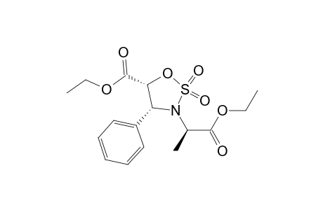 (5R,4R)-5-Ethoxycarbonyl-3-(1-ethoxycarbonyl-1beta-methyl)methyl-4-phenyl-1,2,3-oxathiazolidine-2,2-dioxide