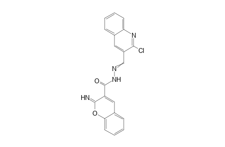 N'-((2-chloroquinolin-3-yl)methylene)-2-imino-2H-chromene-3-carbohydrazide