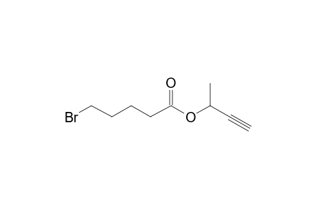 5-Bromovaleric acid, but-3-yn-2-yl ester