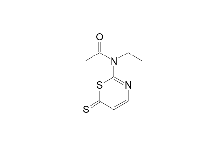 2-N-Ethylacetamido-6H-1,3-thiazine-6-thione