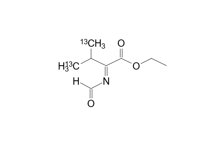 Ethyl 2-(formylamino)-3-methyl-2-butenoate, di-[13C]labelled