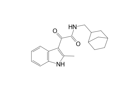 Acetamide, N-bicyclo[2.2.1]hept-2-ylmethyl-2-(2-methyl-1H-indol-3-yl)-2-oxo-