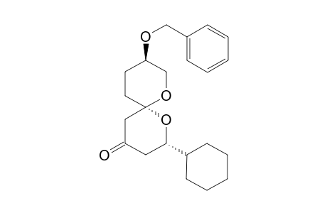 (2S,6S,9R)-9-Benzyloxy-2-cyclohexyl-1,7-dioxaspiro[5.5]undecan-4-one