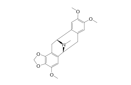 (-)-THALIMONINE;(-)-2,8,9-TRIMETHOXY-3,4-METHYLENEDIOXYPAVINANE