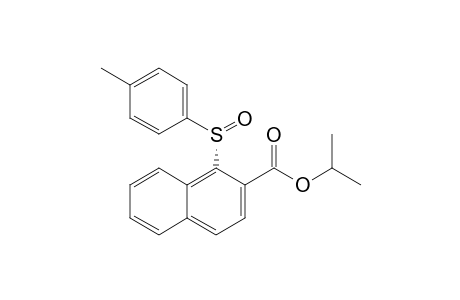 Isopropyl (S)-(-)-1-[(4-methylphenyl)sulfinyl]naphthalen-2-carboxylate