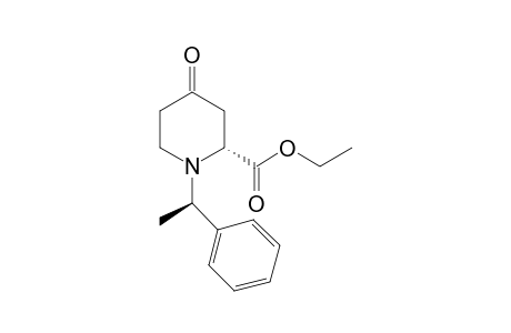 (2R)-4-keto-1-[(1R)-1-phenylethyl]pipecolinic acid ethyl ester