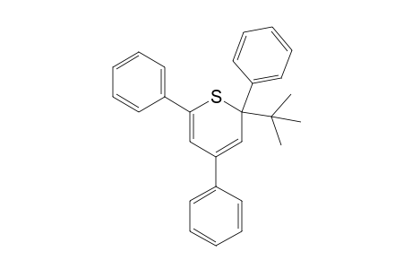 2-(t-Butyl)-2,4,6-triphenyl-2H-thiopyran