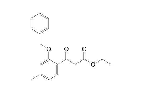 Ethyl 3-[2-(Benzyloxy)-4-methylphenyl]-3-oxopropanoate