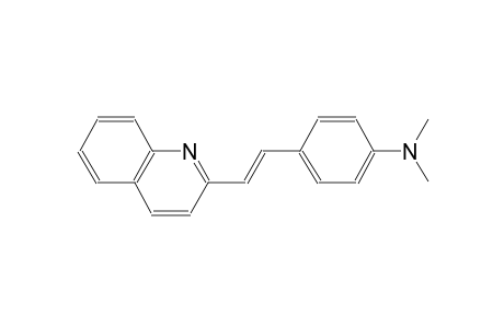 N,N-dimethyl-4-[(E)-2-(2-quinolinyl)ethenyl]aniline