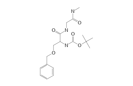 N-ALPHA-(TERT.-BUTOXYCARBONYL)-O-BENZYL-SERYLGLYCINE-N-METHYLAMIDE;BOC-SER(BZL)-GLY-NHME