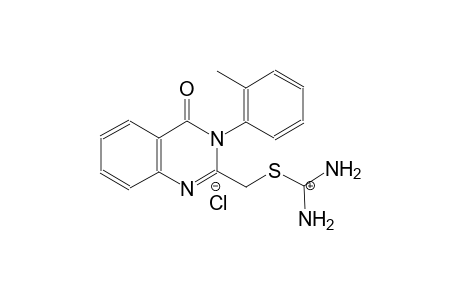 2-({[3-(2-methylphenyl)-4-oxo-3,4-dihydroquinazolin-2-yl]methyl}sulfanyl)propan-2-ylium chloride
