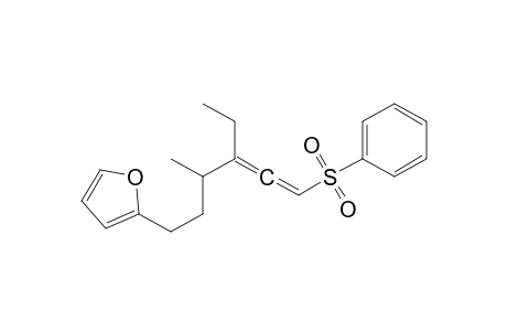 2-(6-besyl-4-ethyl-3-methyl-hexa-4,5-dienyl)furan