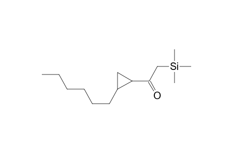 Ethanone, 1-(2-hexylcyclopropyl)-2-(trimethylsilyl)-