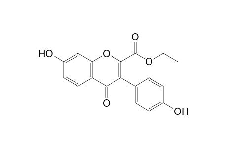 7-Hydroxy-3-(4-hydroxyphenyl)-4-keto-chromene-2-carboxylic acid ethyl ester