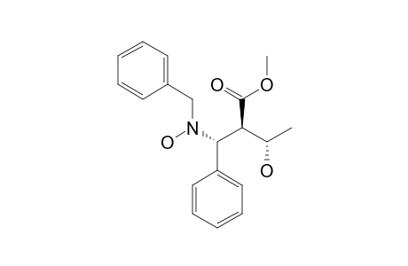 METHYL-(2S,3R)-2-[(1R)-(N-BENZYL-N-HYDROXYAMINO)-PHENYLMETHYL]-3-HYDROXYBUTANOATE