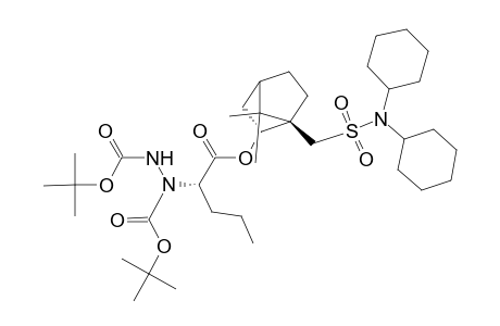 [(1S,2R)-10-(N,N-dicyclohexylaminosulfonyl)born-2-yl][(2R)-2-(N,N'-di-t-butoxycarbonyl)hydrazinovalerate]