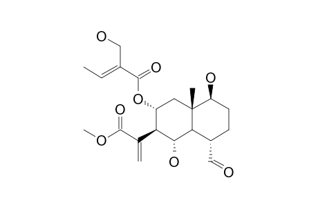 8-ALPHA-(2'-HYDROXYMETHYL-2'-BUTENOYLOXY)-1-BETA,6-ALPHA-DIHYDROXY-15-OXO-11(13)-EUDESMEN-12-OIC-ACID