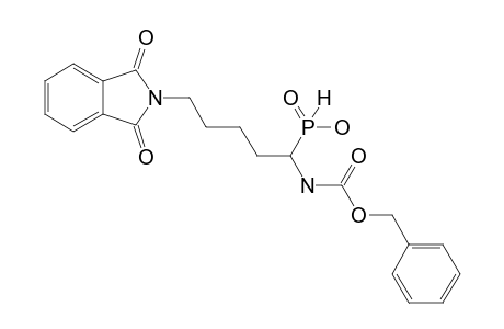 5-PHTHALIMIDO-1-(BENZYLOXYCARBONYLAMINO)-PENTYLPHOSPHINIC-ACID
