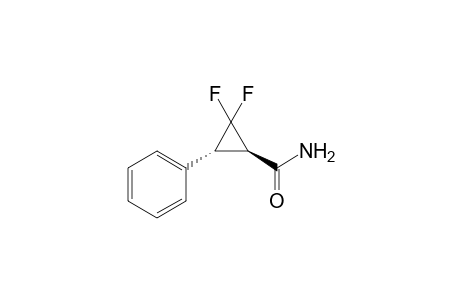 (1R,3R)-2,2-bis(fluoranyl)-3-phenyl-cyclopropane-1-carboxamide