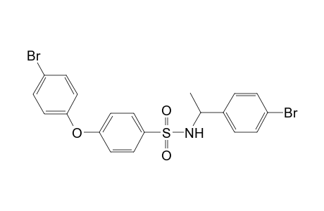 4-(4-Bromophenoxy)-N-[1-(4-bromophenyl)ethyl]benzenesulfonamide