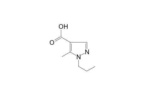 1H-Pyrazole-4-carboxylic acid, 5-methyl-1-propyl-