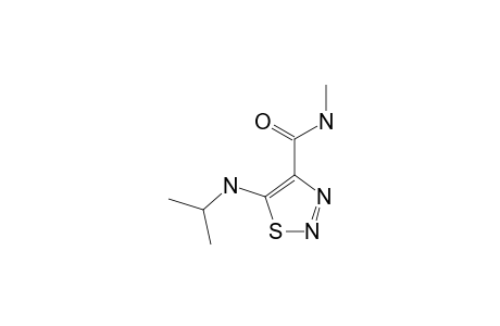 4-N-METHYLCARBAMOYL-5-ISOPROPYLAMINO-1,2,3-THIADIAZOLE
