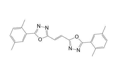 2-(2,5-dimethylphenyl)-5-[(E)-2-[5-(2,5-dimethylphenyl)-1,3,4-oxadiazol-2-yl]vinyl]-1,3,4-oxadiazole