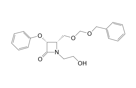 (3R,4S)-4-[(Benzyloxymethoxy)methyl]-1-(2'-hydroxyethyl)-3-phenoxyazetidin-2-one