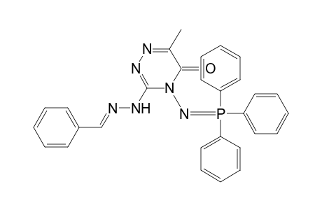 Benzaldehyde, [4,5-dihydro-6-methyl-5-oxo-4-[(triphenylphosphoranylidene)amino]-1,2,4-triazin-3-yl]hydrazone