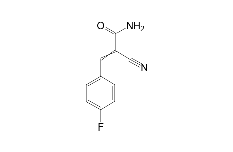 2-cyano-3-(4-fluorophenyl)prop-2-enamide