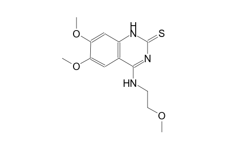 6,7-dimethoxy-4-[(2-methoxyethyl)amino]-2(1H)-quinazolinethione