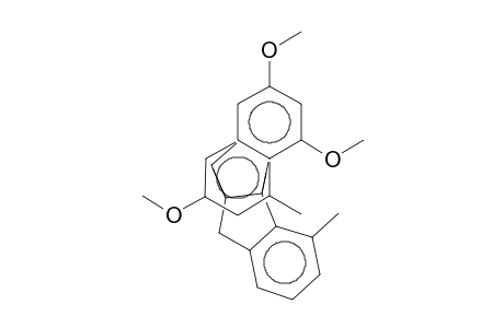 5,15-Dimethyl-2,4,7-trimethoxy-9H,10H-4b,9a-([1,2]benzenomethano)indeno[1,2-a]indene