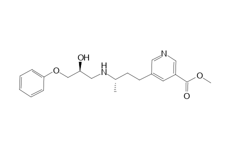 5-[(S)-3-((S)-2-Hydroxy-3-phenoxy-propylamino)-butyl]-nicotinic acid methyl ester