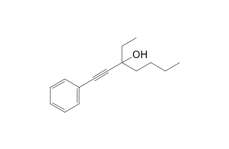 1-Phenyl-3-ethyl-1-heptyn-3-ol