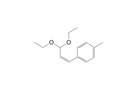 Benzene, 1-(3,3-diethoxy-1-propenyl)-4-methyl-, (Z)-