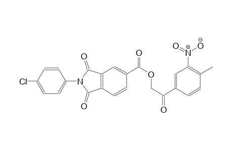 1H-isoindole-5-carboxylic acid, 2-(4-chlorophenyl)-2,3-dihydro-1,3-dioxo-, 2-(4-methyl-3-nitrophenyl)-2-oxoethyl ester