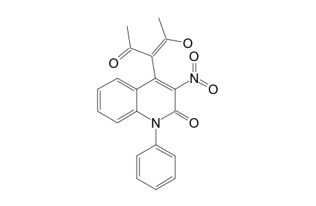 3-(3-NITRO-2-OXO-1-PHENYL-1,2-DIHYDROQUINOLIN-4-YL)-PENTAN-2,4-DIONE