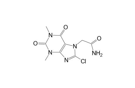 2-(8-chloro-1,3-dimethyl-2,6-dioxo-1,2,3,6-tetrahydro-7H-purin-7-yl)acetamide