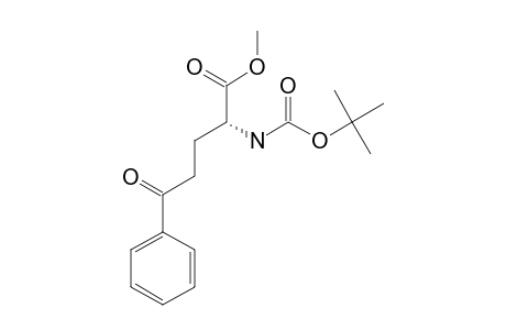 (2R)-2-([(TERT.-BUTYLOXY)-CARBONYL]-AMINO)-5-OXO-PHENYL-PENTANOIC-ACID,METHYLESTER